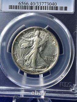 1916 WALKING LIBERTY HALF DOLLAR 50c Semi-Key PCGS XF40 EXTREMELY FINE