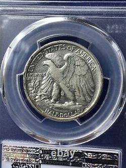 1916 WALKING LIBERTY HALF DOLLAR 50c Semi-Key PCGS XF40 EXTREMELY FINE