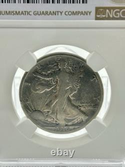 1916 Walking Liberty Half Dollar 50C? VG DETAILS CLEANED? NGC Graded RARE