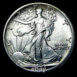 1916 Walking Liberty Half Dollar Silver - Gem BU++ STUNNING Coin - #I129