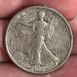 1916 Walking Liberty Half dollar, XF / AU, better date