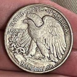 1916 Walking Liberty Half dollar, XF / AU, better date