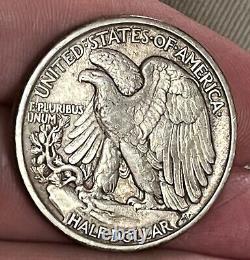 1916 Walking Liberty Half dollar, XF / AU, better date