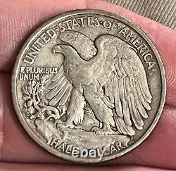 1916 Walking Liberty Half dollar, XF / AU, better date