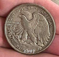 1916 Walking Liberty Half dollar, XF / AU, better date