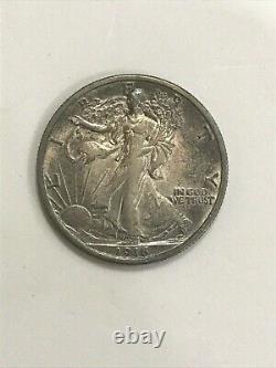 1916 Walking Liberty Silver Half Dollar