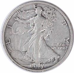 1916 Walking Liberty Silver Half Dollar AU Uncertified #153