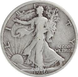 1916 Walking Liberty Silver Half Dollar Choice F Uncertified #143