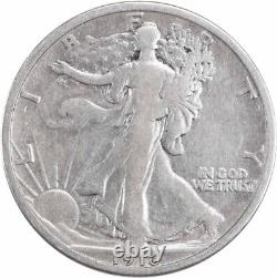 1916 Walking Liberty Silver Half Dollar F Uncertified #256