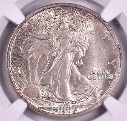 1916 Walking Liberty Silver Half Dollar NGC MS62