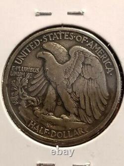 1916 Walking Liberty Silver Half Dollar, key date INV06 H605