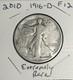 1916-d F (fine) Walking Liberty Half Dollar