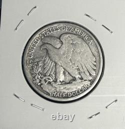 1916-d F (fine) Walking Liberty Half Dollar