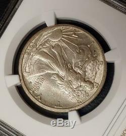 1916-d Walking Liberty Half Dollar Ngc Ms 62 #002