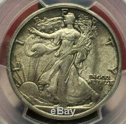 1916-d Walking Liberty Half Dollar Pcgs Au 58 Secure Holder Bin Free Shipping