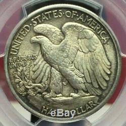 1916-d Walking Liberty Half Dollar Pcgs Au 58 Secure Holder Bin Free Shipping