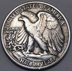1916 d Walking Liberty Silver Half Dollar, Choice VF+/AU, You Decide, A Beauty