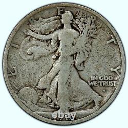 1916-s Walking Liberty Half Dollar Pcgs Vg-10 50c Silver Very Good Trusted