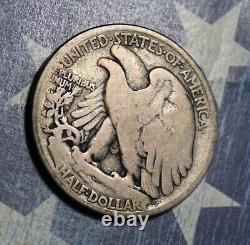 1916-s Walking Liberty Silver Half Dollar Collector Coin Free Shipping