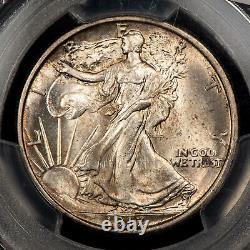 1917 50c Walking Liberty Silver Half Dollar Nice Luster PCGS MS 64 X4860