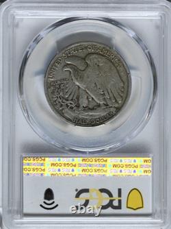 1917-D 50C Walking Liberty Half Dollar PCGS F12 Obverse Silver Coin #6570