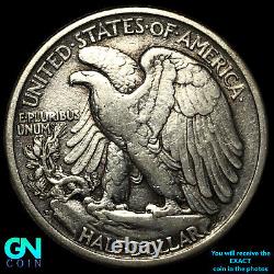 1917 D REVERSE Walking Liberty Half Dollar - MAKE US AN OFFER! #E7943