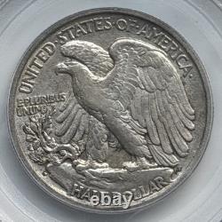 1917-D Walking Liberty Half Dollar Reverse Mintmark PCGS XF40