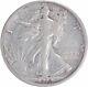 1917-d Walking Liberty Silver Half Dollar Reverse Ef Uncertified #134