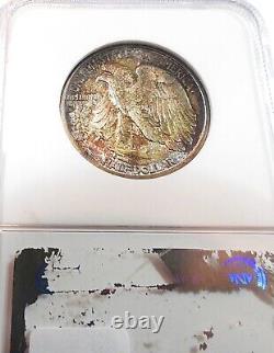 1917 Liberty Walking Silver Half Dollar NGC MS 64 Condition Toning KM#142 (608)