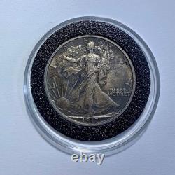 1917 Obverse D Mint Mark Silver Walking Liberty Half Dollar Nearly Uncirculated