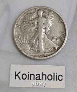 1917 PDS Walking Liberty Half Dollars, 50c Reverse Mint Marks? From Storage