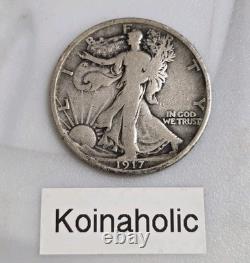 1917 PDS Walking Liberty Half Dollars, 50c Reverse Mint Marks? From Storage