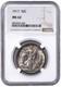 1917-p Ms62 Ngc Walking Liberty Silver Half Dollar 50c Philadelphia Ms Bu