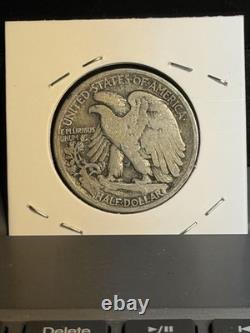 1917-S F (Fine) Walking Liberty Silver Half Dollar