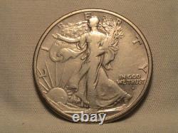1917-S Liberty Walking Half Dollar Obverse Mint Mark