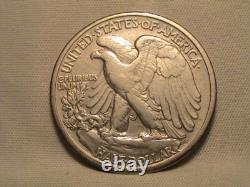 1917-S Liberty Walking Half Dollar Obverse Mint Mark