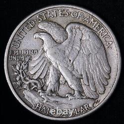 1917-S OBV Walking Liberty Silver Half Dollar CHOICE AU E273 DCTQZ