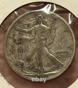1917 S (Obv) Walking Liberty Half Dollar Choice Fine