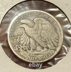 1917 S (Obv) Walking Liberty Half Dollar Choice Fine