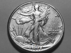 1917-S Obverse Walking Liberty Silver Half Dollar Choice AU