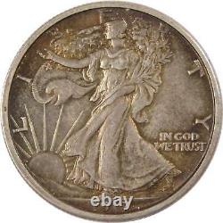 1917 S Reverse Liberty Walking Half Dollar AU About Uncirculated 90% Silver 50c