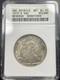 1917 S Walking Liberty Silver Half Dollar Reverse Anacs Unc Details Nice Patina