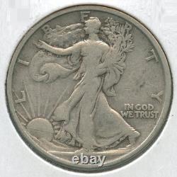1917-S Walking Liberty Silver Half Dollar Reverse San Francisco Mint ST503