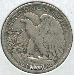 1917-S Walking Liberty Silver Half Dollar Reverse San Francisco Mint ST503