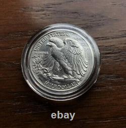 1917 Silver Walking Liberty Half Dollar. Choice Bu Condition