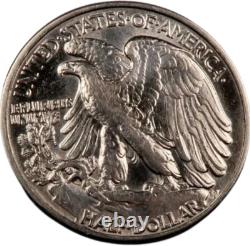 1917 Walking Liberty Half Dollar Borderline Uncirculated (AU++) 90% Silver