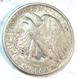 1917 Walking Liberty Half Dollar Nice Original Choice AU+ CHRC