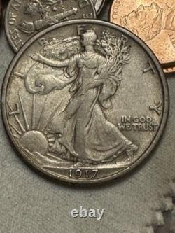 1917 Walking Liberty Half Dollat(Real Deal)