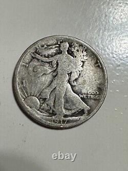 1917 Walking Liberty Silver Half Dollar