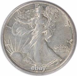 1917 Walking Liberty Silver Half Dollar AU Uncertified #259